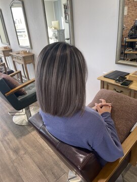 フェリーチェヘアーデザイン(Felice) シャドールーツ×グレージュ