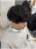・ニュアンスパーマスペインカールシャドウパーマメンズパーマ