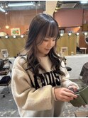 ケアブリーチインナーカラーモノトーングレージュミルクティー