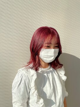 エイト ヘアサロン 渋谷本店(EIGHT) ピンクカラー