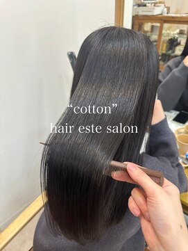 コットン(cotton) 髪質改善カラーエステ