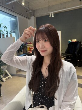 アム(amu) 暖色カラー/ピンクブラウン/ピンクベージュ/透明感カラー