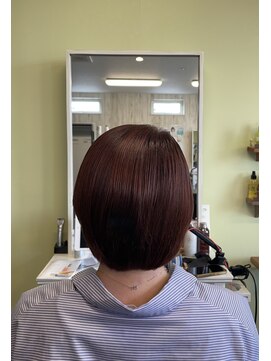 リュール(Reaule+s) ブリーチなし!レッドブラウンカラー