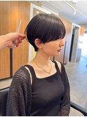 ショートヘア/ショートカット/ハンサムショート/くびれショート