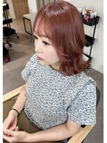 ゼン(ZEEN)&nbsp;【ピンクベージュ×ミディ】札幌美容室ZEEN