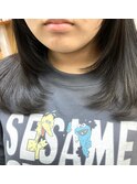姫カットを馴染ませシャギー♪
