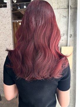 ラニヘアサロン(lani hair salon) ワインレッド/レッド