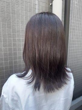 髪質改善ヘアエステサロン スロウ(SLOW by opsia) ツヤ、レイヤー、チョコレートブラウン