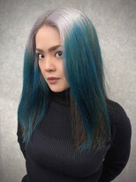 いろあそび 八王子&nbsp;【ルーツカラー】ホワイトシルバー×ターコイズ