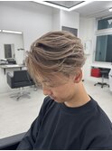 メンズバレイヤージュ　ハイライト　ローライト　