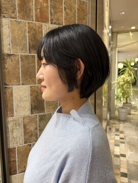 ピークアブー アヴェダ アトレ恵比寿(PEEK-A-BOO AVEDA) 大人可愛いショートボブ伸ばしかけヘアレイヤーショート