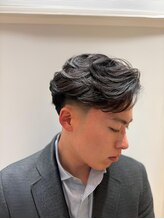 ヘアモードキクチ 日本橋室町店&nbsp;7：3サイドバックパーマスタイル