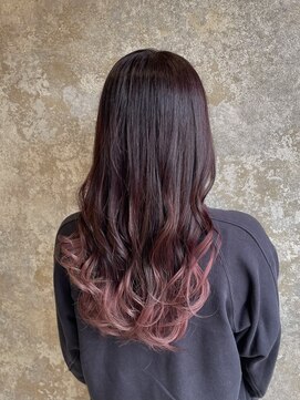 パーセンス(Pursense) ピンクグラデーション/髪質改善/ピンクベージュ/ブリーチ