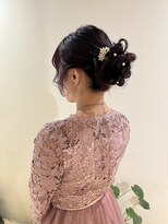 セブンベルベット(7 Velvet)&nbsp;結婚式ヘア/おだんごヘア/ヘアセット/アップスタイル