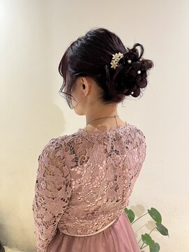 セブンベルベット(7 Velvet) 結婚式ヘア/おだんごヘア/ヘアセット/アップスタイル