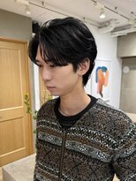 ローレン(LOREN)&nbsp;ベリーショート/ダークアッシュ/ニュアンスパーマ/韓国マッシュ