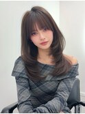 フェミニン系内巻きスタイル