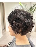 【雰囲気×骨格似合わせ×パーマ×ショート】札幌駅美容室ZEEN