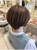 40代50代60代ひし形小顔ショートボブ絶壁解消白髪ぼかし