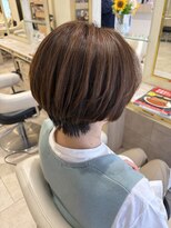 アッシュ 仙川店(Ash)&nbsp;40代50代60代ひし形小顔ショートボブ絶壁解消白髪ぼかし