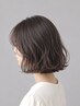 【脱・ぺたんこ】30代40代骨格補正カット+ふんわりパーマ(朝の時短に◎)