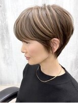 ルーファス 下北沢(Ruufus) 【40代50代60代】大人ハンサムショートボブ/前髪あり