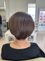サニー 国府店(Sunny)&nbsp;乾かすだけで決まる！丸みフォルムの上品似合わせショートボブ