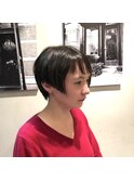 アシメショートカット