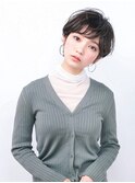 【AUBE HAIR】ゆるふわ×小顔_ショートヘア