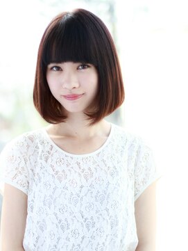 レガーミ(Legami) 厚めバング大人可愛い暗髪・小松菜奈風ボブ☆