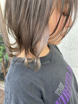 ダブル(W) インナーカラー☆シルバー