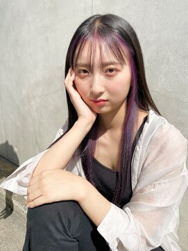 ニコ ヘアデザイン(nico hair design) インナーパープル