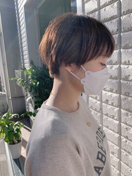 プチメゾントウキョウ(Petit Maison Tokyo) 甘辛ショート_ハイライトカラー_シナモンベージュ