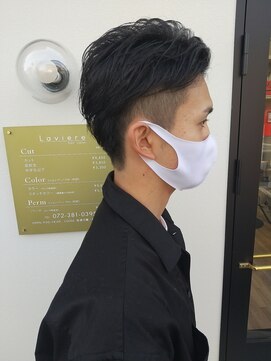 ラヴィエール(Laviere) 出来る男の黒髪オールバック ワイルドヘア！