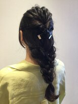 ヘア アンド フェイス トコ(Hair&Face toco)&nbsp;編み編みアップアレンジ