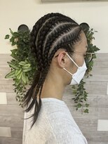 ロカット サロン(Roquat Salon)&nbsp;メンズコーンロウ【ヘアセット/立川/立川南】