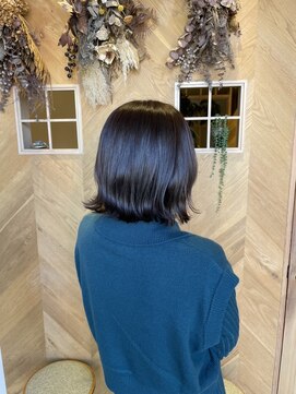 カダン(Kadan) アッシュカラー×くびれボブ/20代30代40代