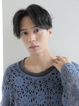 イヴォークトーキョーオーサカ(EVOKE TOKYO osaka) ニュアンスパーマ マッシュ アップバング