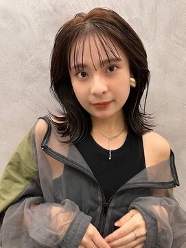 ロンドプロフィール 浦和(Lond profil) 中川　前髪カット顔まわり似合わせ外ハネくびれレイヤーミディ