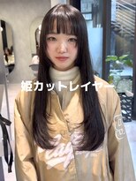 シティ(CITY)&nbsp;姫カット レイヤーカット 韓国ヘア 表参道