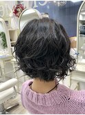 ショートパーマ/ハッシュカット/イメチェン/フルバング　新籾