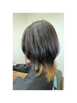 セックヘアデザイン(Sec hair design) 【Sec. hair design 水戸】ウルフレイヤー+インナーカラー