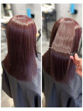 Sayaka/【周りと差をつけるダブルカラー×髪質改善】お仕事の都合上ブリーチは、、という方にオススメ☆