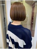 切りっぱなしボブ