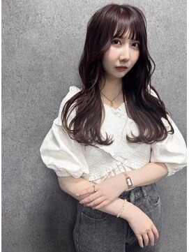 ティグルダイミョウ(TIGRE daimyo) 【韓国風】ロングレイヤー ×  流れる顔周り ×   艶髪pink