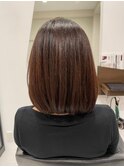 髪質改善/切りっぱなしボブ/美髪/30代40代/[人形町] 