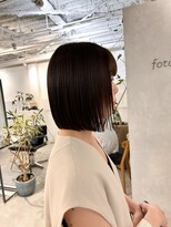 フォト 新宿(foto)&nbsp;首元美人！ぷつっとBOB【Anzu】新宿 新宿ボブ