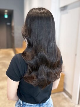 アイティーバイアルバム 北千住店(IT by ALBUM) グレーベージュグレージュカラーレイヤーロング_ba519891