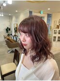 ブリーチなしダブルカラー・ピンクパープル