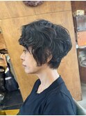 【山本智文】クラシカルパーマ大人女性ショート